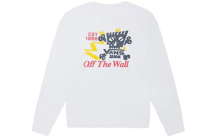 Vans Sweatshirts Unisex White Crew Neck Moderate Regular VN0A54JIWHT XL