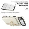 For iPhone Air Case Zipper RFID Blocking Retro Leather + TPU Phone Cover with Kickstand