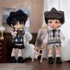 Niannyyhouse OB11 Size Obitsu Doll 11cm Body Compatible School Uniform Set BJD Doll Outfit (Hat, Shirt, Vest, Tie, Pants, Skirt, Shoes, Socks) 1/12