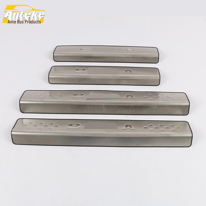 

13 Bora Sill Trim and Bumper Trunk Bright Strips Set - Welcome Pedal Modification Accessories