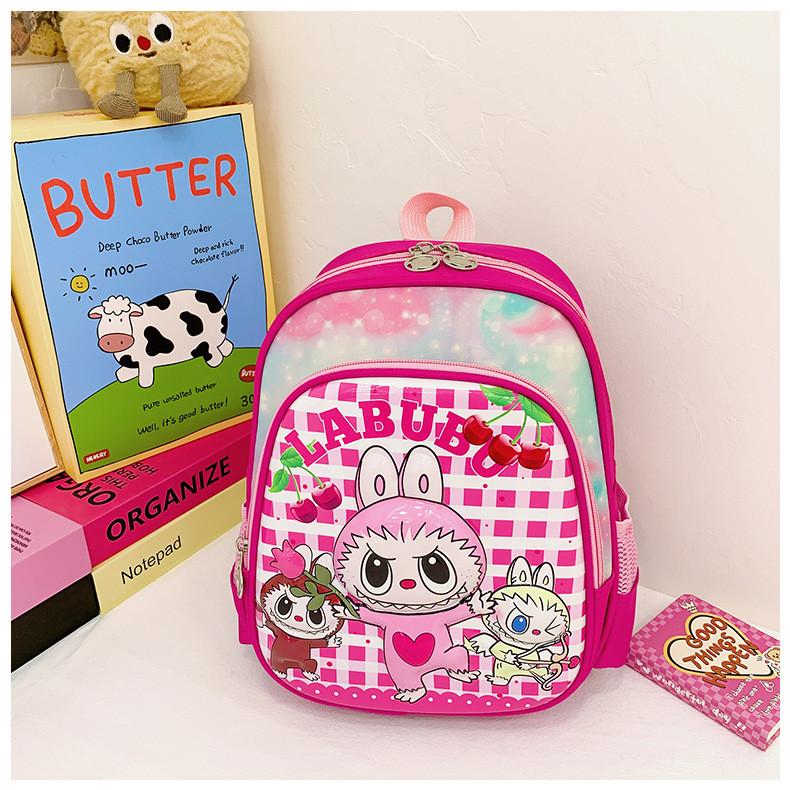 Labubu Children's Backpack In Cute Heart Bunny Design Spacious And Stylish For Kids