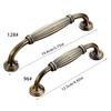 Drawer Pulls Zinc Alloy Dressers Knob Cupboard Handle Vintage Furniture Handle Simple Bedside Cabinet pull Enduring