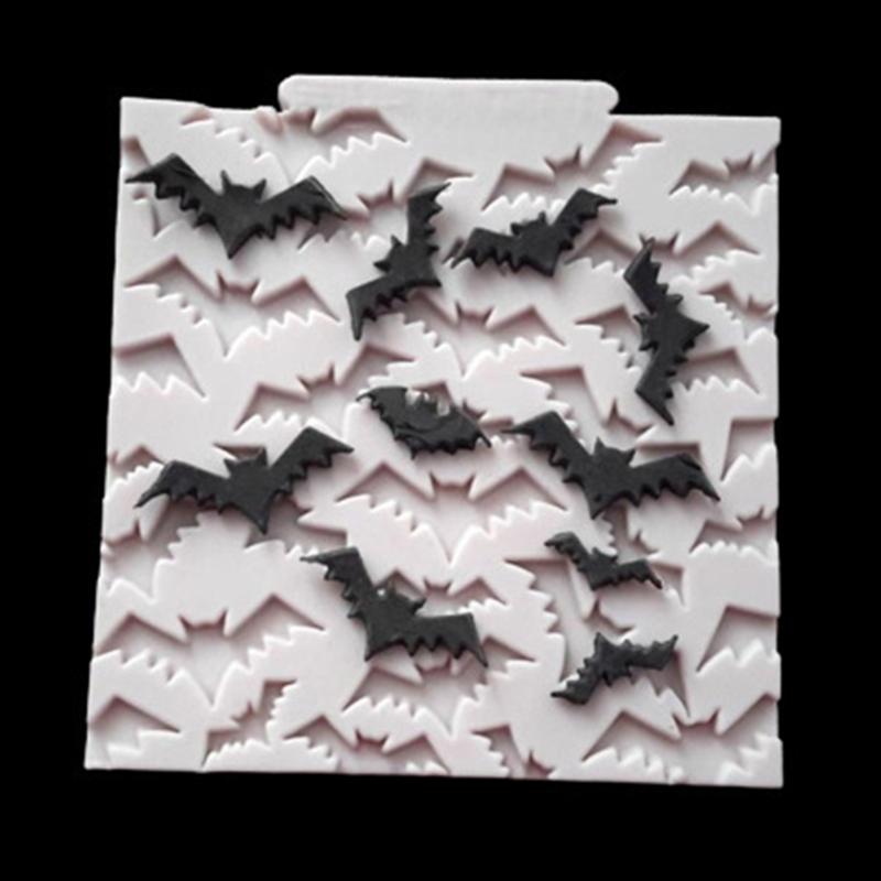 Halloween Wing Bat Cake Silicone Mold Bat Shape Cupcake Chocolate Mold Halloween Party Fondant Mold Baking Tool Women