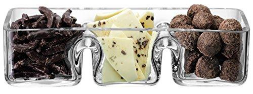 

LSA International Serve Trio Dish L11.75in x W4.25in Clear, 11.75 x 4.25