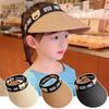 Children Sun Hats Summer Straw Empty Top Hat Baby Girl Hat Fashion Panama Cap For Kids Beach Sun Cap Summer