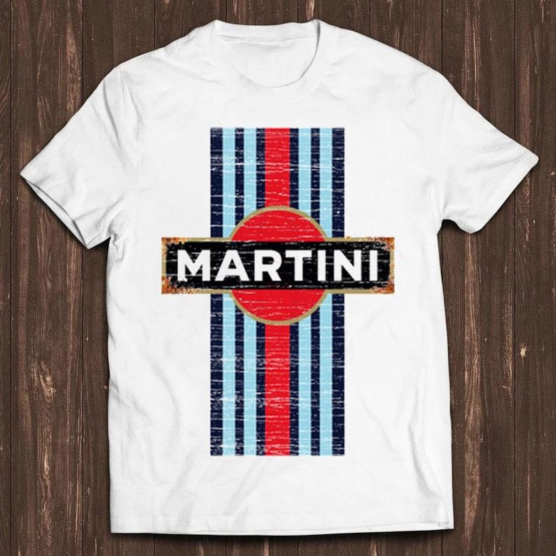 Martini Racing Team Car Race Best Seller Funny Cool Gift Tee T Shirt C2101 S