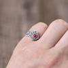 Unisex Retro Thai Silver Pixiu Ruyi Openable Finger Rings
