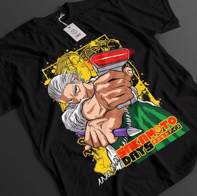 Sakamoto Days Shirt Sakamoto T-Shirt Shin T-Shirt Lu Top Heisuke Anime Unisex-T-Shirt