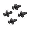 240Pcs 6Mm Car Plastic Rivets Hole Dia Fastener Bumper Push Pin Clips