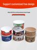 ZISIZ Disposable Kraft Paper Bowl