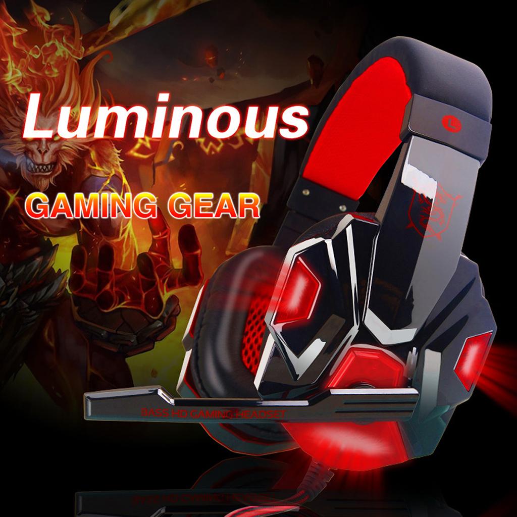 Headset with Surround Sound and Noise-Canceling Mic