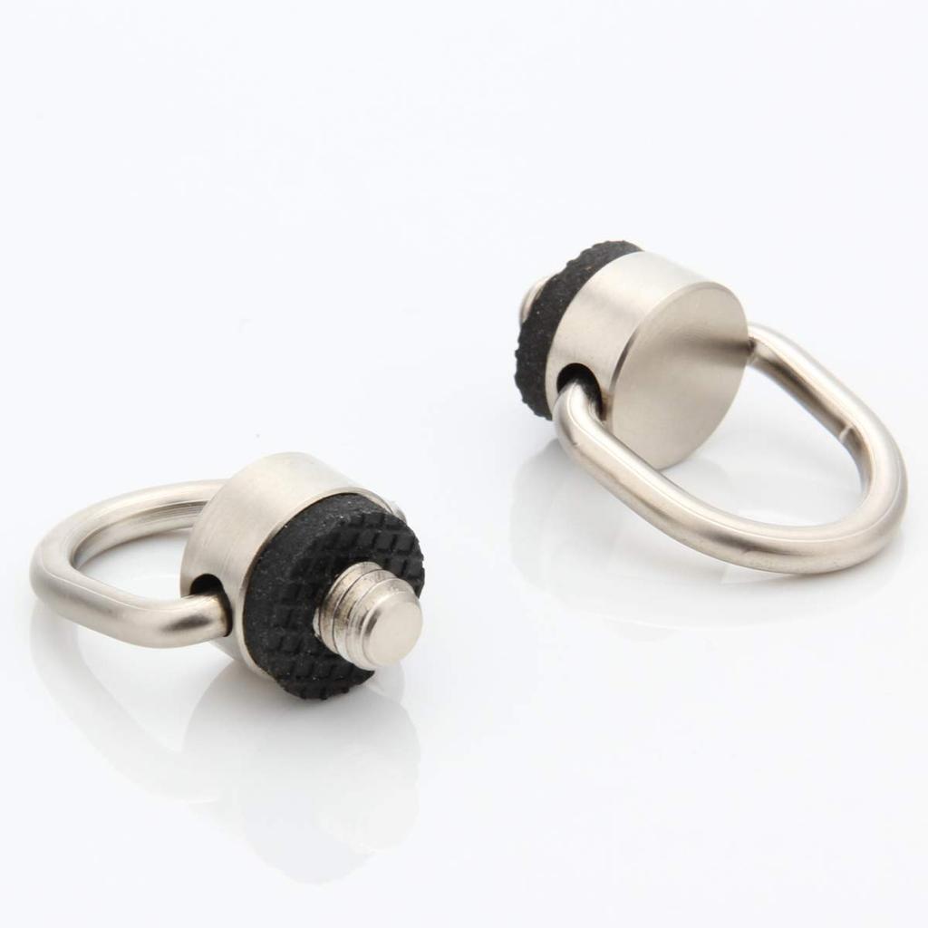 XINJUE Camera Neck Strap Wrist Strap Thread Camera Neck Strap Mount Neck Strap for Canon Fuji Sony SLR Screw, D-Ring 1/4 (Stainless Steel), Screw,