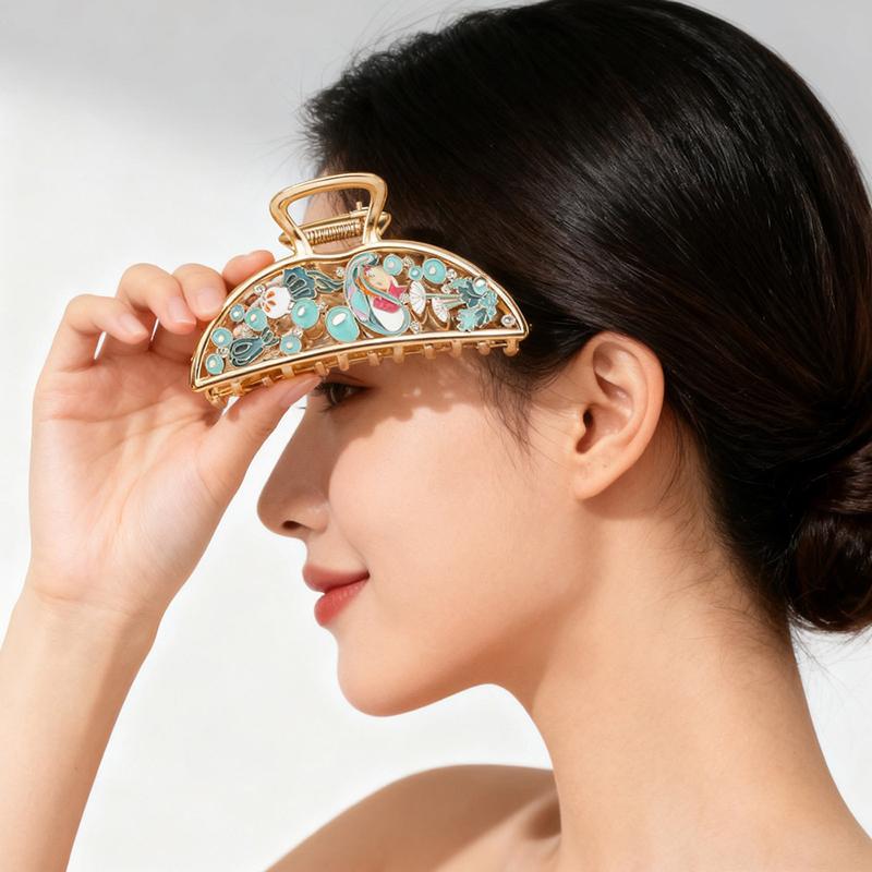 Cute Creative Cartoon Hair Claw Zinc Alloy Dragon Hair Claws Claw Clip Hair Accessories For Women Girls