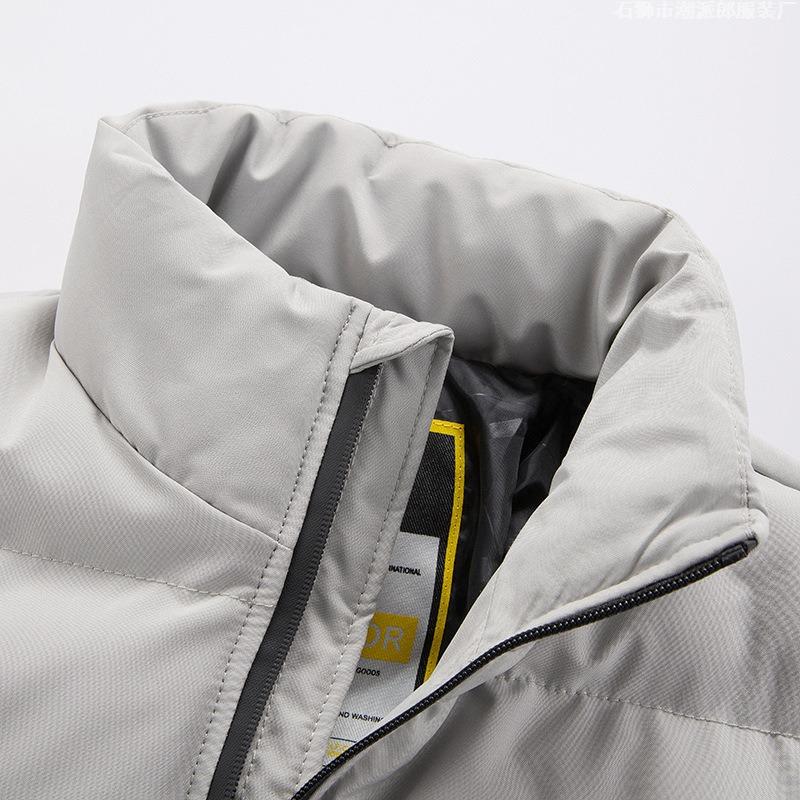 Padded-on men's new winter trend handsome padded men's fashion casual thickened warm padded jacket winter outer suit