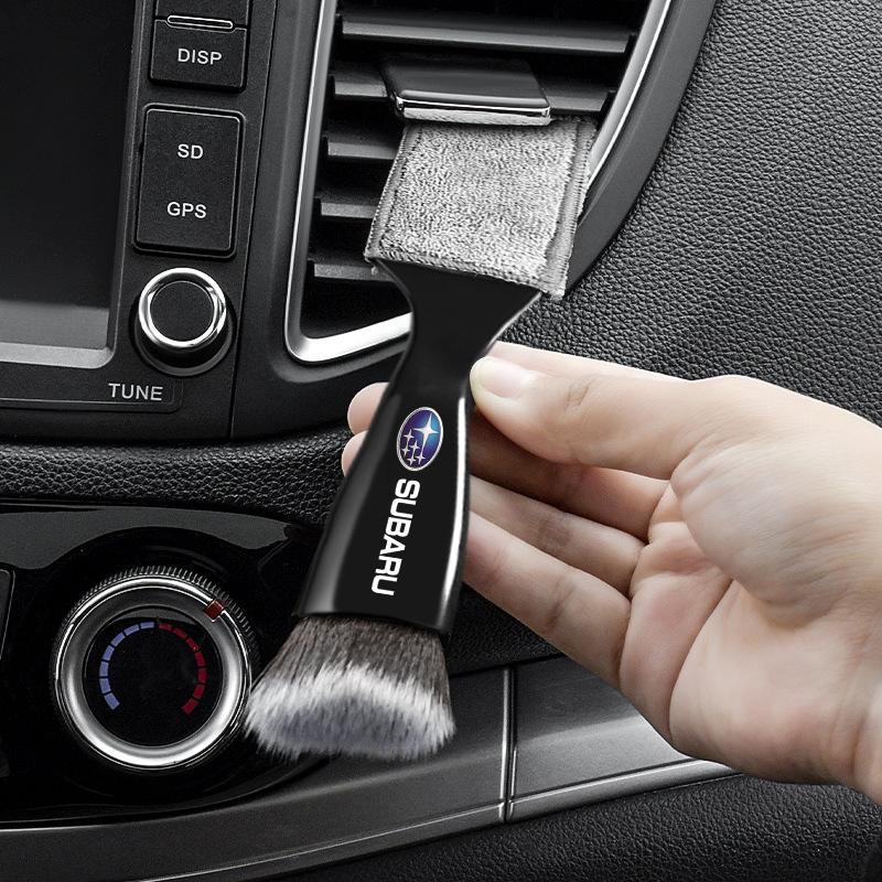 Car Air Conditioner Vent Cleaning Brush Auto Accessories For Subaru Forester SG5 SH SJ Impreza XV Legacy Outback WRX STI GC8 Tribeca