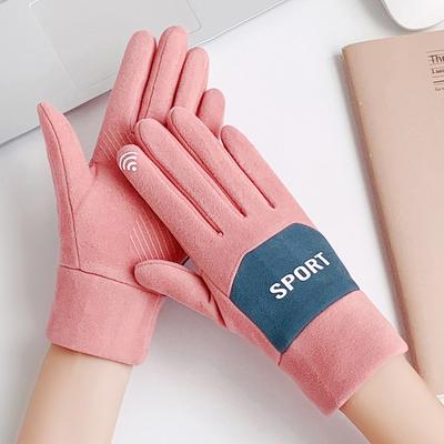 Cycling Gloves Winter Casual Velvet Windproof and Cold Proof Touch Screen