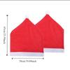 4pcs Soft Xmas Dinner Chair Seat Cover Solid Christmas Table Decor  Dress-up Props