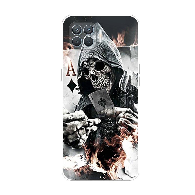 For OPPO Reno4 Lite Case Reno5 Lite Shockproof Soft silicone TPU Back Cover For OPPO Reno 5 4 Lite Phone Cases Case Cute Cartoon