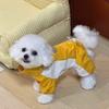 Abbigliamento per Cani Autunno/Inverno Giacca a Vento per Cani Piccoli e Medi – Stile Teddy Resistente allo Sporco, a Quattro Zampe, di Alta Gamma per Uso Esterno.
