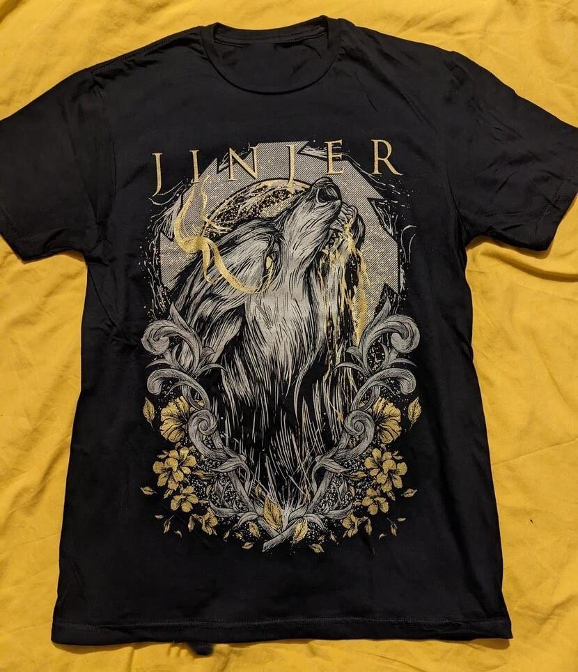 Vtg Jinjer Band Album Short Sleeve Cotton Black T Shirt MD1349 Unisex T-Shirt M