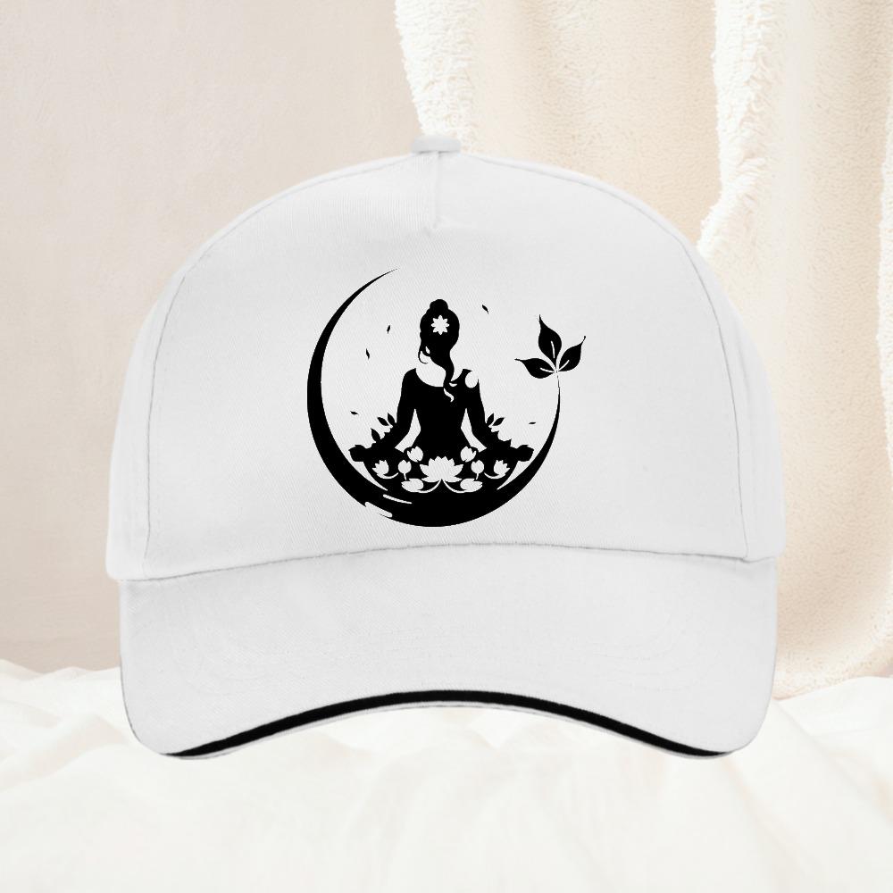 Buddha Chakra Baseball Cap Peace Love Good Unisex Women Adjustable Sun Hats
