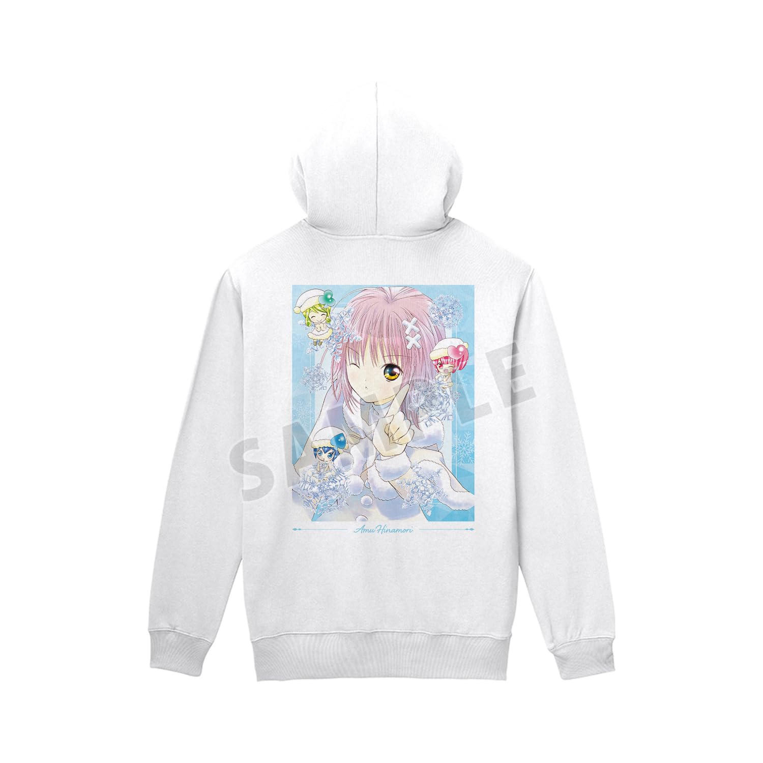 

Худи на молнии с принтом на спине Shugo Chara Hinamori Amu Женский размер L