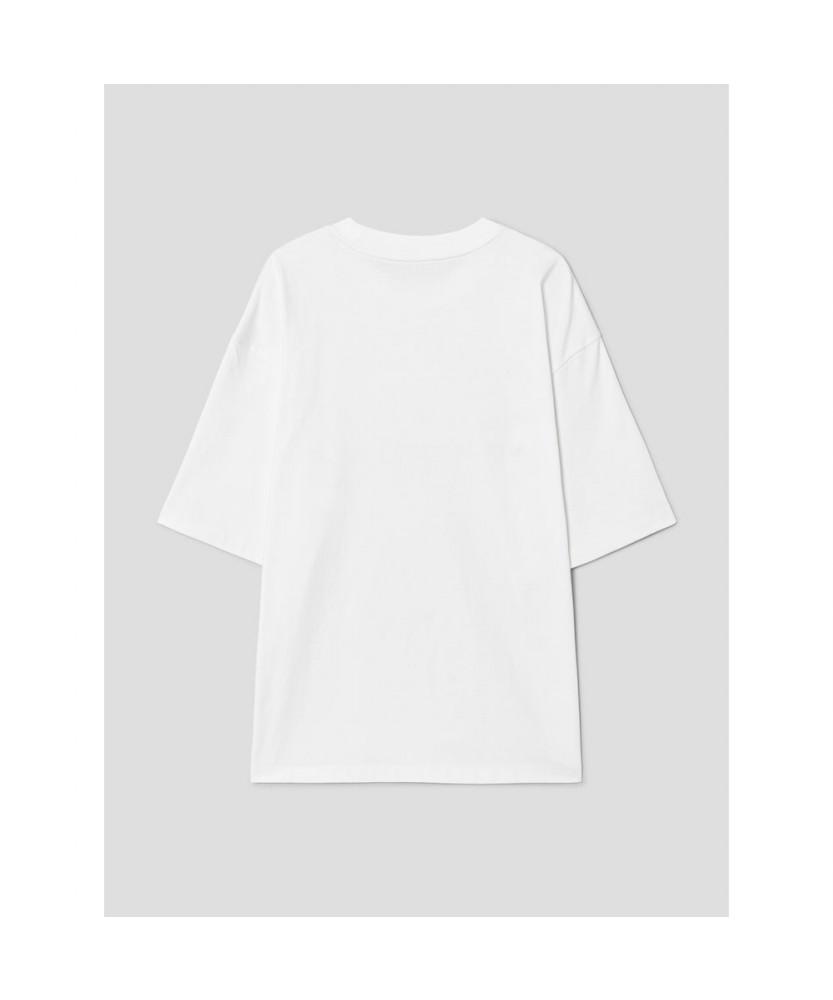 Saendeusaundeu (Unisex) Zen Slogan Short Sleeve T-Shirt White