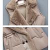 Vest Autumn and Winter Fashion All-match Vest Women's Western Style Outer Wear Large Size Thick Waistcoat Jacket Vest