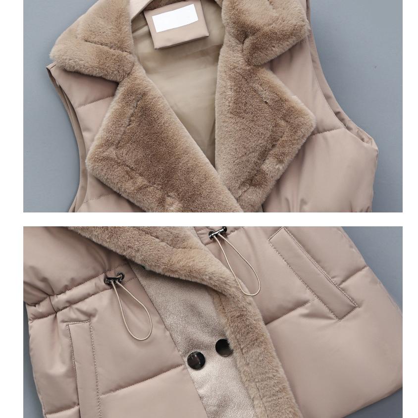 Vest Autumn and Winter Fashion All-match Vest Women's Western Style Outer Wear Large Size Thick Waistcoat Jacket Vest