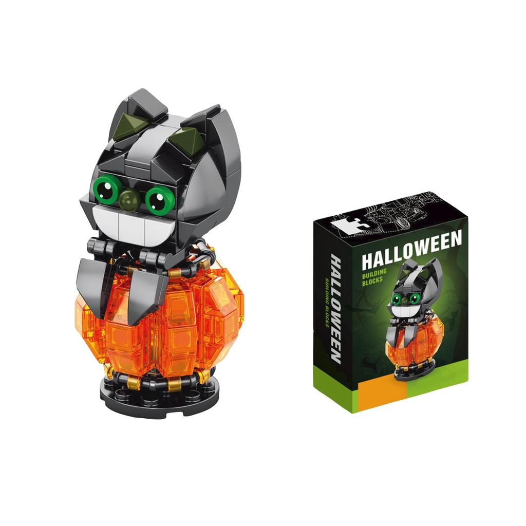 Halloween Series BuildingBlocks, Pumpkin House Toys, Ornaments, Children'S Toys