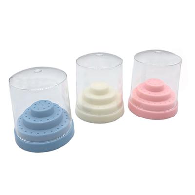 1 Unidad/48 Orificios Soporte de Plástico para Fresas Dentales Desinfección Bloque para Fresas de Carburo Estuche para Brocas Productos para Dentistas Equipo de Laboratorio