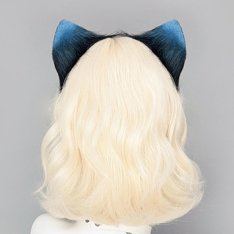 Realistic Animal Ears and Tail Soft Plush Halloween Costume Accessories for Kids Role Play and Theme Parties