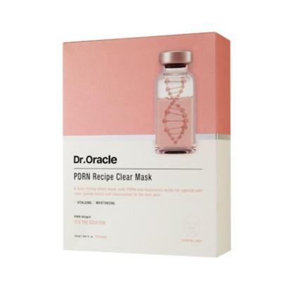 Dott. Maschera Trasparente PDRN Oracle – 10 Maschere Viso Lenitive e Riparatrici