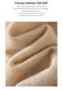Women's 100% Pure Cashmere Triangle Scarf - Versatile & Casual Solid Color for Autumn/Winter
