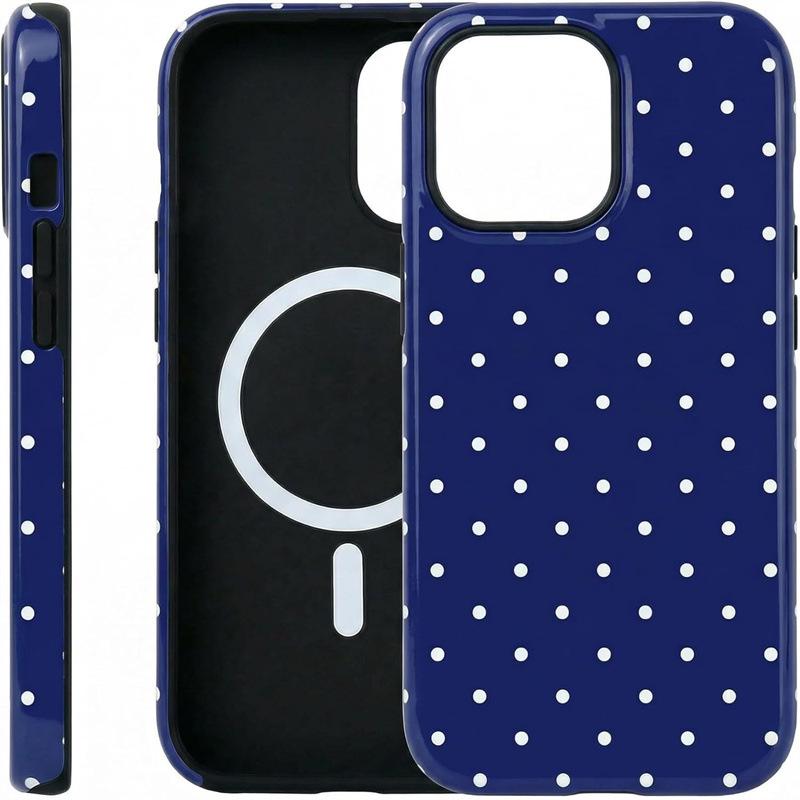 

Hot-Selling Polka Dot Two-in-One Case for iPhone 17 PM, Customizable iPhone 17