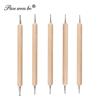 3-Piece Wooden Handle Embossing & Dotting Tool Set for Quilling, Pottery, Clay, and Paper Scoring