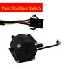 12V Bürstenloser Elektrischer Trolling-Motor für Schlauchboote und Kajaks mit Geschwindigkeitsregelschalter.