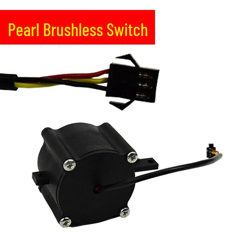 12V Bürstenloser Elektrischer Trolling-Motor für Schlauchboote und Kajaks mit Geschwindigkeitsregelschalter.