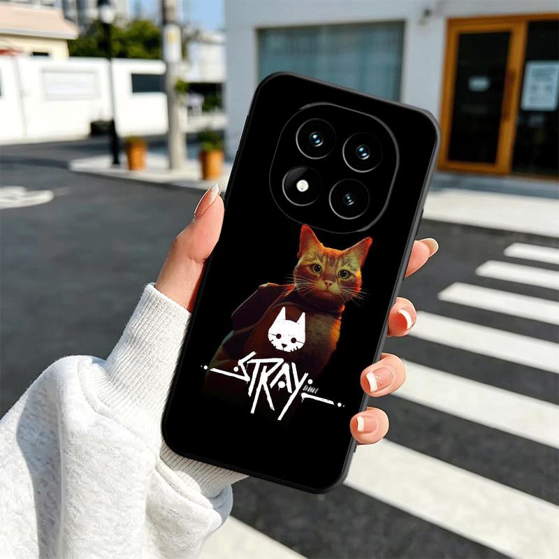 Stray Cat Game B-12 Soft Phone Case for Xiaomi Redmi Note 12 13 14 15 Pro Plus 11 12S 11S 11T 10 4G Black Cover Back Shell