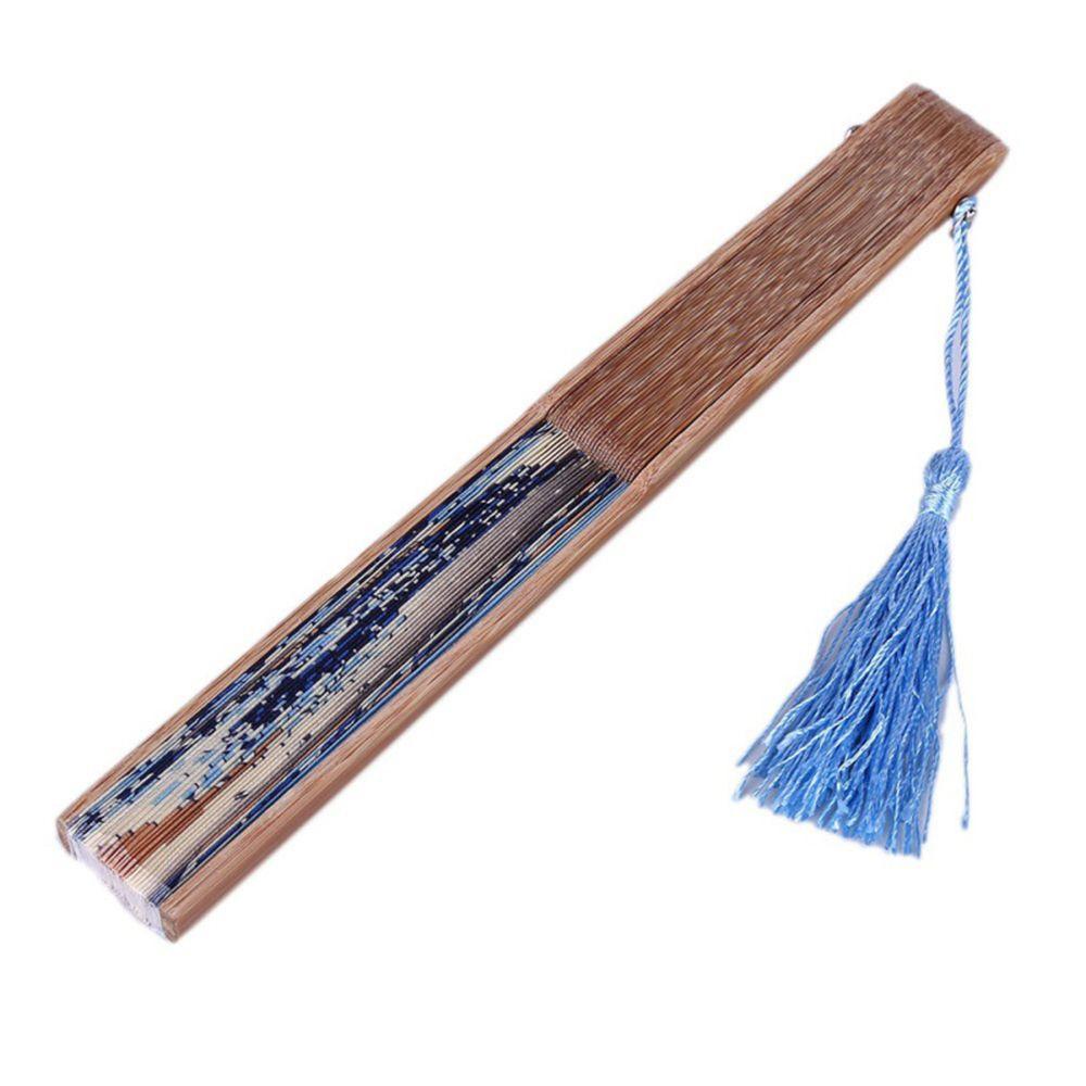 Japanese Style Waves Home Party Decoration Gifts Hand Fan Wedding Folding Fan Hand Held Fan