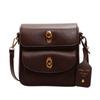 Premium Texture Trend Multi-Pocket Design Small Square Bag Simple Shoulder Women'S Bag Fashionable Messenger Bag