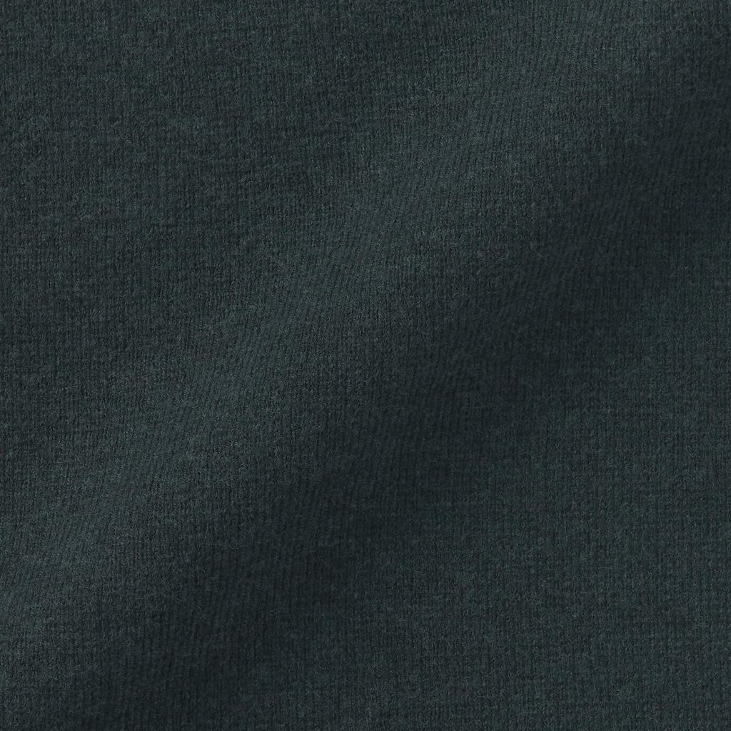 MUJI Men's Washable Milan Rib Knit Shirt Cardigan, Dark Gray, Size L, AA0RPA4A