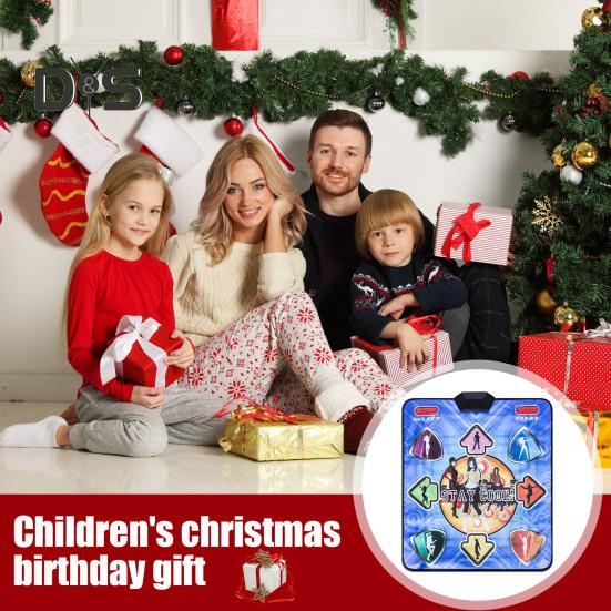 Kids Adults Dance Mat 3 Game Modes USB Dancing Pad Waterproof Non-Slip PVC Electronic Music Dance Step Mat Toddlers Boys Girls Christmas Birthday