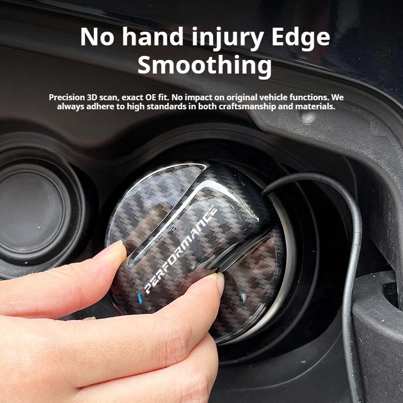 BBKJ7 ABS Carbon Fiber For BMW 5 Series X1 X3 X5 M3 M4 M5 E46 F10 F30 U11 F48 G01 G05 G20 G30 G32 G60 Car Fuel Tank Cap Cover Sticker