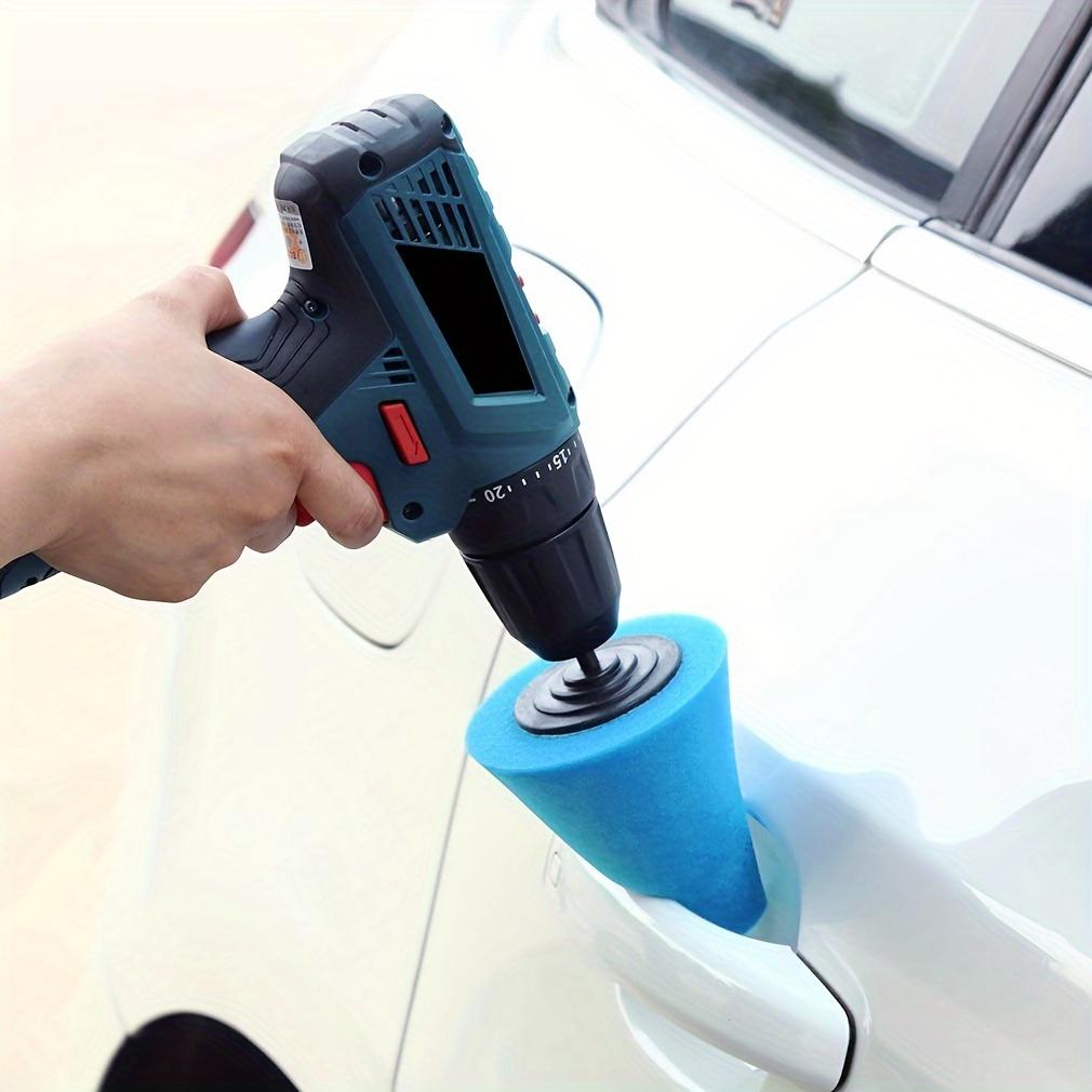 1/3/5 peças Esponja Cônica de Polimento Buffing Para Cuidado de Cubo de Roda de Carro Automotivo, Bola de Polimento Buffing de Polimento de Metal Para Alumínio
