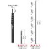 FIELDOOR Telescoping Tarp Pole Tent Pole Made of Carbon Glass Fiber of Reinforced Tarp Pole That Combines Two Types of Materials Lightweight and