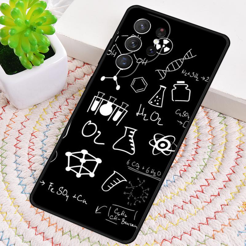 Science TPU Phone Case For Samsung Galaxy note 10 pro S26 S25 S24 S23 S22 Ultra Plus S21 FE S20 Shockproof Cover