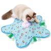 CANANA Electric Cat Toy Automatic Feather Bird Silent 3 Replacement Feathers Indoor Cat Toy - Chase, Sounds, Mode, Modes, Included,