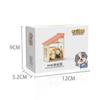 Exquisite Simulation Mini Doll House Leisure House Bungalow Bedroom Model Ornament Small Animal Puppy Family Small Doll
