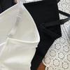 Sexy Damen BHs Rückenfrei Bandage Cross Tank Tops Streetwear Einfarbig Schwarz Weiß Innenunterwäsche Für Mädchen Y2K Tops Mode Damen Dessous Crop Tops